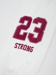 SHEIN ChillGRL 2pcs/Set Teen Girls V-Neck Letter Print Hoodie Sweatshirt And Cargo Pants Casual Outfit