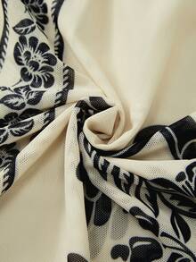 Swim Oasis 26SS Spring/Summer Vacation High-End Elegant Black & White Seashell BOHO One-Piece Swimsuit To Match Skirt Women's Beach Bikinis Summer 2026 Summer Outfits For Women Beach Outfits For Women Elegant Casual Summer Holiday Outfits Vacation Outfits For Women Women's One-Piece Swimsuit + 1pc Skirt 2-Piece Set, Fashionable Casual Resort Swimwear, Spring/Summer/Autumn Curve Beach Outfits Beach Outfits For Woman Set High Waisted Bathing Suits 2026 New Women's Swimwear ArrivalFor School,Suitable For Holiday, Date, Afternoon Tea, Western, Cruise, Beach, Island, Road Trip, All Seasons, Music Festival, Boho Vacation,Bohemian Vacation, Chill Autumn ,Western Boho - Multicolor - View 8