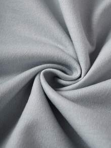 LOONEY TUNES X SHEIN Baby Boy Casual Everyday Commute Cute Cartoon Rabbit Print Crew Neck Sweatshirt And Sweatpants Sports Suit, Suitable For Spring, Autumn And Winter - Grey - View 7