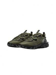 Nike React Vision Medium Olive / Cool Grey HQ3819 - Medium Olive/Cool Grey/Black - View 4