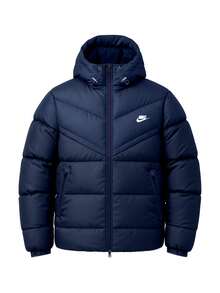 Nike Men's Jacket Dark Blue - Midnight Navy/Obsidian/Sail - View 1