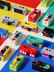 Teckwe Mini Keychain Camera, Thumb Carema, 1080P FHD Mini Retro Digital Camera, Tiny Portable Small CCD Cameras, Vintage Compact Micro Cameras - transparent color - View 2