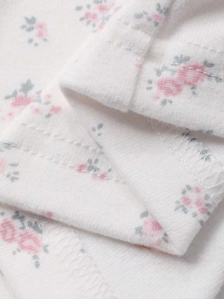 Dazy Plus Plus Size Women Lace Patchwork Ditsy Floral Cute Cinched Waist Long Nightgown, Short Sleeve Spring/Summer Sleepwear