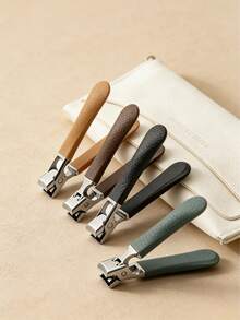 Madebyblanc 1-Pack Stainless Steel Wide Jaw Nail Clipper, Slanted Edge Toenail Trimmer For Thick & Ingrown Nails, Professional Manicure Tool - Multicolor - View 3