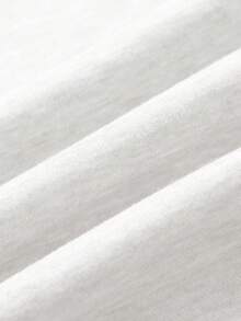 PAVTROS 男士五角星印花抽绳腰带口袋阔腿宽松休闲运动裤 - 白色 - 查看 8