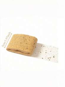 1PC 10/20yd Gold Glitter Organza Roll, Sparkling Sheer Tulle Ribbon Fabric For DIY Valentine Gift, Wedding, Party Decor, Hair Accessories, Luxury Craft - Gold - View 11