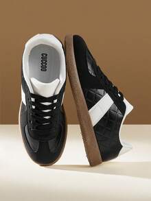 CUCCOO EASI Women's Fashionable Versatile Casual Shoes - Black - View 4