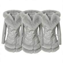 Plus Size Jackets - Light Grey - View 1