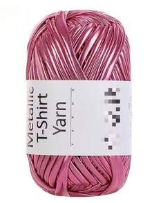 1pc Metal Texture Cloth Line Personalized Wool DIY Woven Bag Wallet Luminous Bright Leather Material - Multicolor - View 15