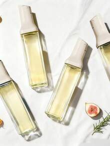 1PC 500ml Kitchen Olive Oil Dispenser, Automatic Flip-Top Vinegar Dispenser, Leak-Proof Soy Sauce Dispenser, Leak-Proof Cooking Dispenser, Easy To Carry During Camping - White - View 2