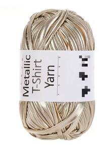 1pc Metal Texture Cloth Line Personalized Wool DIY Woven Bag Wallet Luminous Bright Leather Material - Multicolor - View 26