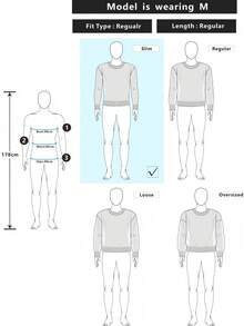 男士休闲撞色滚边圆领短袖针织上衣 - 白色 - 查看 5