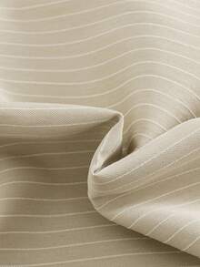 SHEIN Toddler Infant Baby Boys Traditional Casual Long Sleeve Stand Collar Button Half-Open Front Pocket Robe Top, Adjustable Sleeve Length, Side Slit Hem Design, Arabic Dishdasha, Islamic Clothing, Kaftan, Saudi Arabian Outfit, Robe, Boys White Kurta, Boys White School Thobe, Boys Kurtas, Basic Silhouette Suitable For Spring, Summer, Autumn, Winter,3M-3T - Khaki - View 8