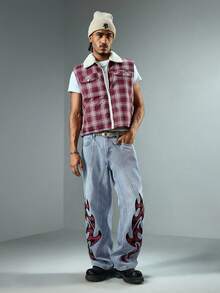 ROMWE MEN Men's Christmas & New Year Vest, Autumn/Winter - Multicolor - View 6