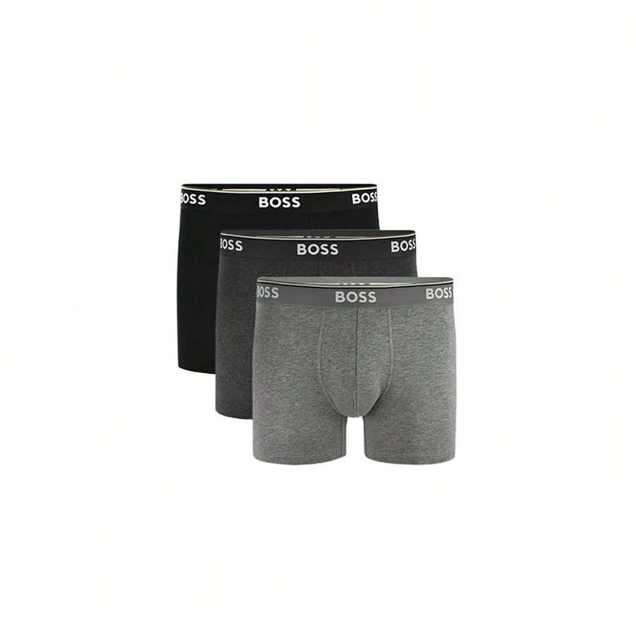 Men´S 3 Pack Boxer Black - Black,Gray,Charcoal - View 1