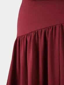 Đầm dài sang trọng, cao cấp, hở vai, ôm eo, kiểu dáng thanh lịch, thích hợp cho thiếu nữ. - Đỏ - Xem 5