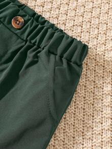 Souflis Souflis Set de 2 pantalones versátiles de color dual, formales y casuales, para bebé niño y niño pequeño, adecuados para todas las estaciones - Multicolor - Ver 4