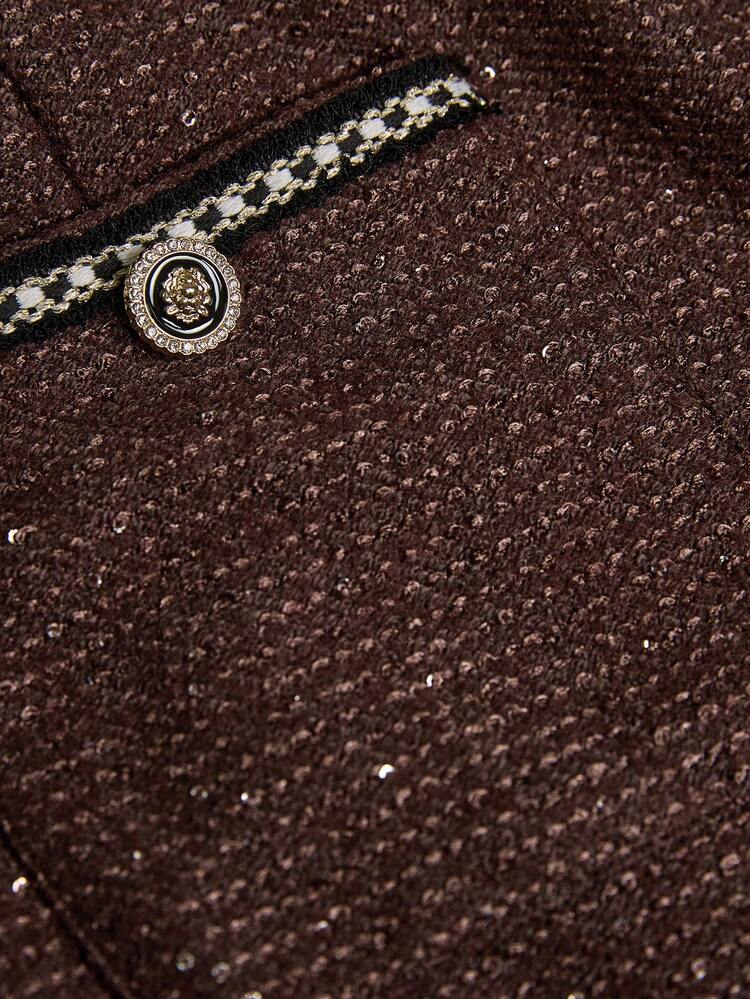 WOMEN'S TEXTURED FABRIC STRAIGHT PANTS