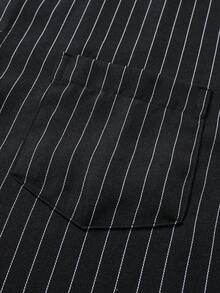 Manfinity Bizformal Casual Striped Front Button Long Sleeve Shirt - Multicolor - View 5