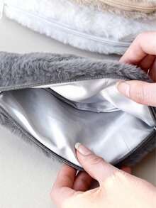 Madebyblanc 1 Hộp bút hình mèo nhồi bông kiểu Nhật, màu xám, nhẹ, dung tích lớn, thích hợp làm quà tặng và chuẩn bị cho năm học mới, phù hợp cho học sinh. - Nhiều màu - Xem 3