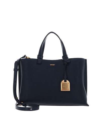 DKNY Alya Leather Women Handbag Blue
