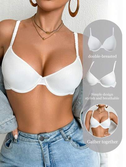 DesireSculpt Enfärgad, bekväm och avslappnad BH för kvinnor