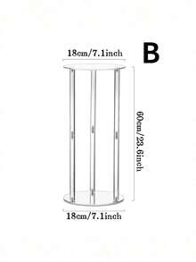 Tall Acrylic Vase Wedding Centerpieces Clear Elegant Centerpiece Stand With Artificial Hydrangea Flowers For Wedding Party Table Home Decorations - Transparent - View 9