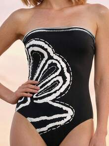 CAJUNI Concha Pb Swimsuit Series Chic Vacation - Black - View 5