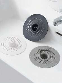 1pc Silicone Drain Plug, 5.23inch*0.9inch, For Bathroom, Kitchen, Bathtub, Sink, Prevent Hair And Other Debris From Clogging Drain Pipes - Multicolor - View 6