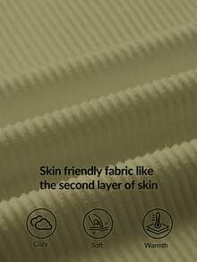 SHEIN BASICS 女士休闲纯色针织圆领长袖修身T恤 - 薄荷綠 - 查看 3