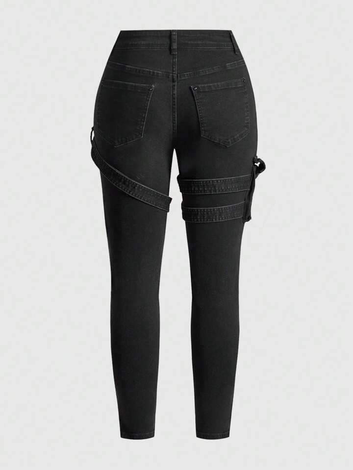 Our Goth Spring/Summer Plus Size Women's Punk Rock Distressed