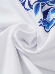Swim Oasis 2026 New Women's Swimwear Arrival Blue & White Porcelain Print Luxury Women's Swimsuit Set, Vacation & Beach For School,Suitable For Holiday, Date, Afternoon Tea, Western, Cruise, Beach, Island, Road Trip, All Seasons, Music Festival, Boho Vacation,Bohemian Vacation, Chill Autumn ,Western Boho ,Elegant Tops For Women Women's 2 Pieces Summer Outfit 2 Pieces Vacation Set Women Women's Shorts Sets Women's 2 Pieces Summer Outfits Festival Two Pieces Outfit Women's Two Pieces Summer Outfits Halter Top And Shorts Set Women's 2 Pieces Vacation Set Women's 2 Pieces Beach Outfit Halter Top And Skirt Set Blue And White Floral Print Two Pieces Women's 2 Pieces Summer Outfit 2 Pieces Vacation Set Women Women's Two Pieces Summer Outfits Festival Two Pieces Outfit 2 Pieces Beach Outfit Blue And White Floral Outfit Women's 2 Pieces Beach Outfit 2 Pieces Outfit Women's 2 Pieces Summer Outfit 2 Pieces Vacation Set Women 2 Pieces Beach Outfit Halter Neck Bikini Floral Print Skirt Set - Multicolor - View 7