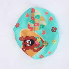 SCOOBY-DOO X SHEIN 亮黑色魔法印花女士浴帽