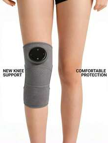 Teckwe Heated Knee Brace Wrap,Vibration Massager For Arthritis Knee Pain Relief Massaging Knee Pad - Multicolor - View 3