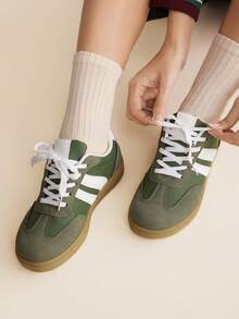 CUCCOO EASI Zapatos casuales versátiles y de moda para mujer - Verde - Ver 11