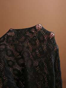 SHEIN 2pcs Women's Sexy Bodystocking Lingerie Set