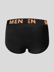 7pcs/Pack Men's Letter Print Casual Comfortable Daily Wear Briefs - Multicolor - View 2