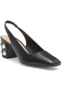 Stuart Weitzman Fashionable & Elegant Studded Decoration High Heels For Commuting - Black - View 1