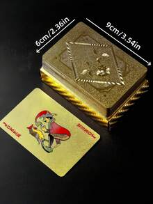 Luxurious Golden And Black Playing Cards - Waterproof, Ideal For Magic & Party Entertainment. Material Is More Suitable For Party Use, Creative Toys, Card And Poker Series, Texas Poker - Black gold - View 10