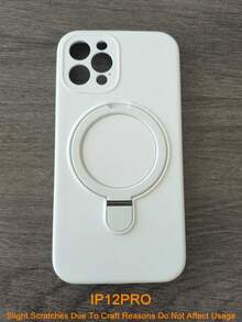 For Magnetic Wireless Charge Soft Silicone Holder Case Compatible With Iphone 16 15 14 13 12 11 Pro Max 16e Soft Cases Magnetic Liquid Silicone Cover - White - View 33