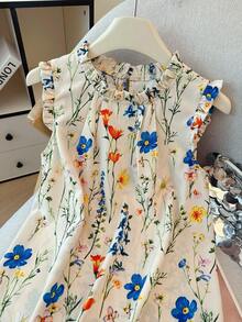 Resyla Women's Elegant Printed Sleeveless Blouse - Multicolor - View 4