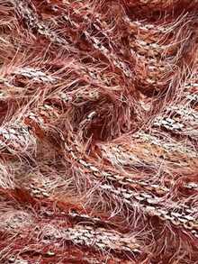 Auralis 大码女式性感优雅休闲Y2K日常穿搭露肩褶皱修身长袖针织高弹仿毛皮毛衣，彩色编织长袖套头衫，适合秋冬春季穿着