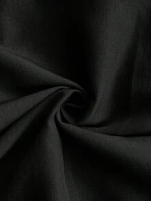 Firerie Bộ đồ hai mảnh gồm áo sơ mi và quần ống đứng dáng rộng màu mơ nhạt, kiểu dáng giản dị nhưng thanh lịch, phù hợp cho đi làm, đi dạy, đi học, hoặc mặc đi làm văn phòng. - màu đen - Xem 8