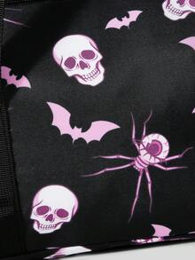 ROMWE Grunge Punk 诸圣节 - 淺粉色 - 查看 5