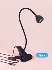 Teckwe Lámpara LED UV para secar esmalte de uñas de gel, lámpara de uñas mini USB flexible con clip para escritorio, secador de uñas portátil, herramienta de salón de uñas, pequeña lámpara de manicura con clip, flexible, luz con abrazadera para cabecera de cama - Multicolor - Ver 12