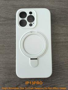 For Magnetic Wireless Charge Soft Silicone Holder Case Compatible With Iphone 16 15 14 13 12 11 Pro Max 16e Soft Cases Magnetic Liquid Silicone Cover - White - View 7