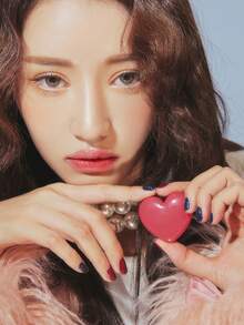 Joivida 1pc Heart-Shaped Cosmetic Pans, Empty Refillable Red & Pink Lipstick Eyeshadow Pressed Powder Cases, DIY Makeup Sample Containers For Concealer, Brow Powder, Highlighter - Multicolor - View 7