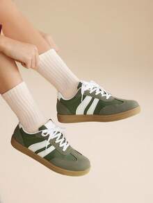 CUCCOO EASI Zapatos casuales versátiles y de moda para mujer - Verde - Ver 7