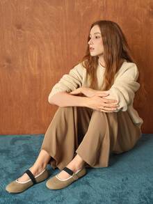 Rosivie 女士休闲百搭时尚鞋 - 杏色 - 查看 8