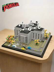 POKOJA LAND POKOJA LAND 1344PCS-House Building Blocks Set Colorful Small Particle Construction Model Kit, Stacking Skill Development, Plastic Building Toy, Ideal Gift For Friends And Fans